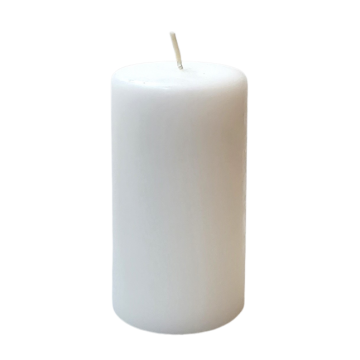 świeca walec 70x120 biały mat